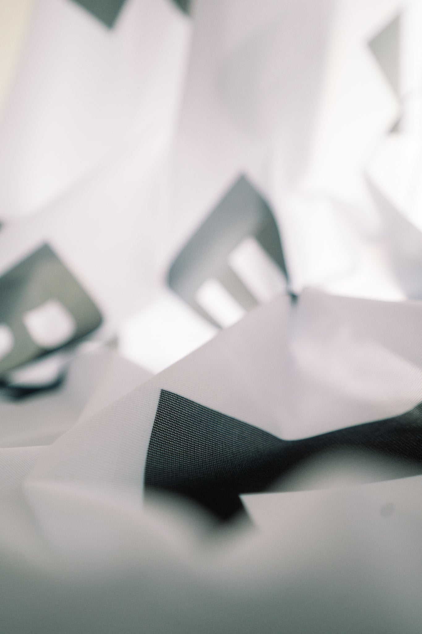 Triple Freedom Flag — Repeating Black Text Design