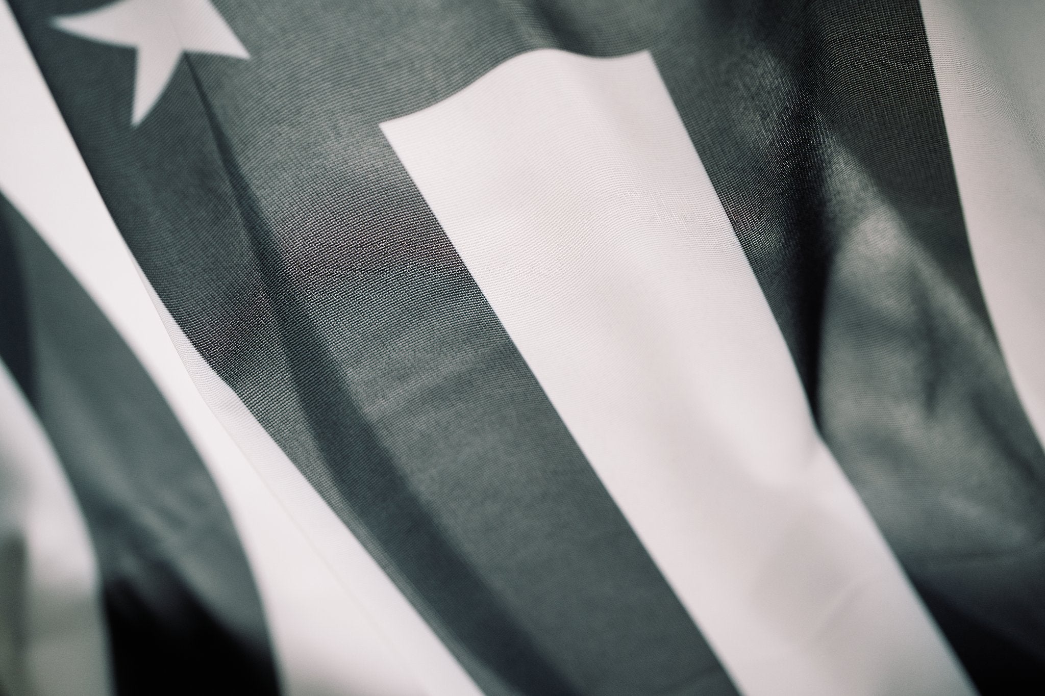 Black American Flag — Faith. Freedom. Future. Edition