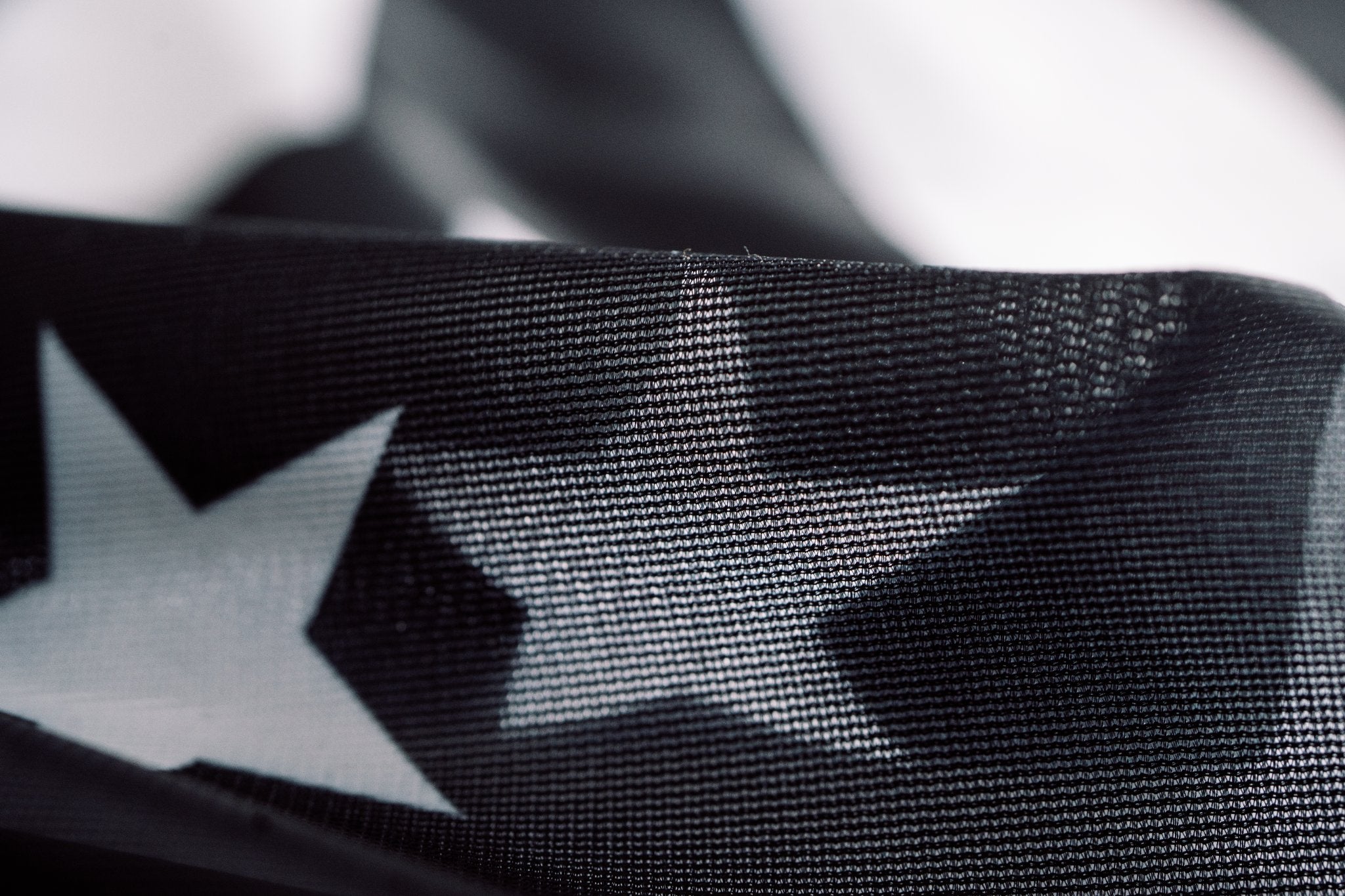 Black American Flag — Faith. Freedom. Future. Edition