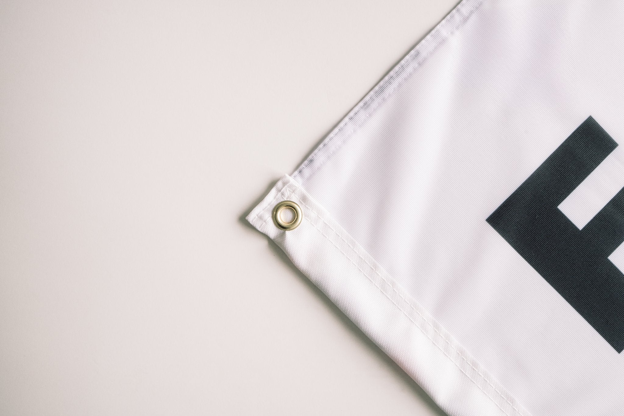 Freedom Flag — Minimal Black Text on White